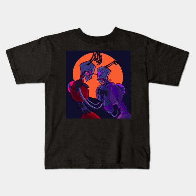 Tallest Red and Purple Kids T-Shirt by Kaerepi